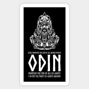 Viking Mythology Meme - Norse Paganism - Ice Giants - Odin Sticker
